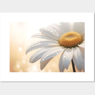 Daisy flower Posters and Art